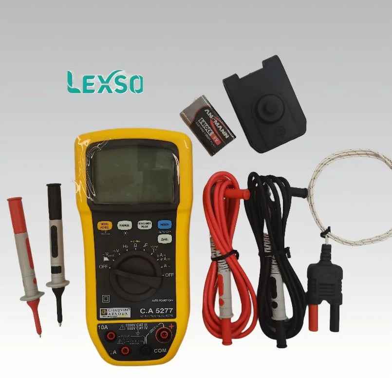 Chauvin Arnoux CA 5277 Handheld Digital Multimeter True RMS, 10 a Max, 20 a Dc Max, 1000 V Ac Max   lexso