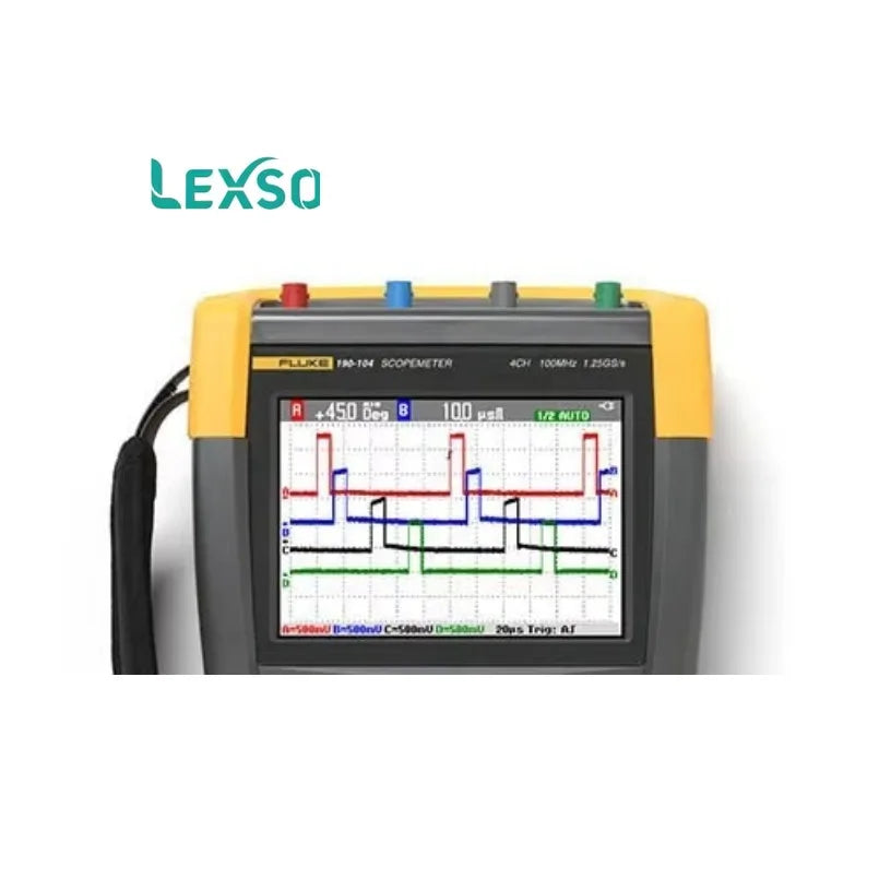 190-104/AM 100 MHz, 4-Channel, 1.25 GS/s Color ScopeMeter Portable Oscilloscope lexso   ytdi