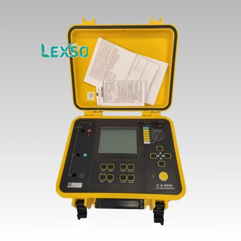 Chauvin Arnoux CA6550 Insulation Tester 40 V Min 10000 V Max   lexso