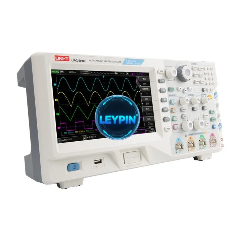 UNI-T UPO3204CS Desktop Digital Fluorescence Oscilloscope with 4 Analog Channels     lexso
