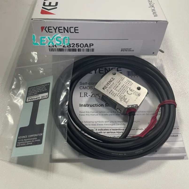 Rectangular M8 Connector Type CMOS Laser Sensor KEYENCE LR-ZB100CN lexso