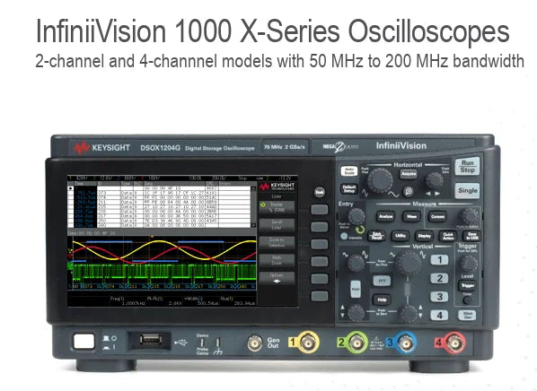 Keysight DSOX1204A Oscilloscope 70 MHz 2 Analog Channels