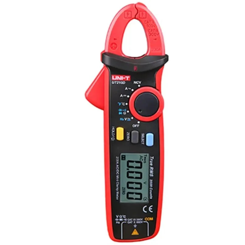 Unit-T Ut210D Digital Clamp Meter True Rms Voltage Resistance Capacitance Handheld Electrical Measurement Automatic Range lexso