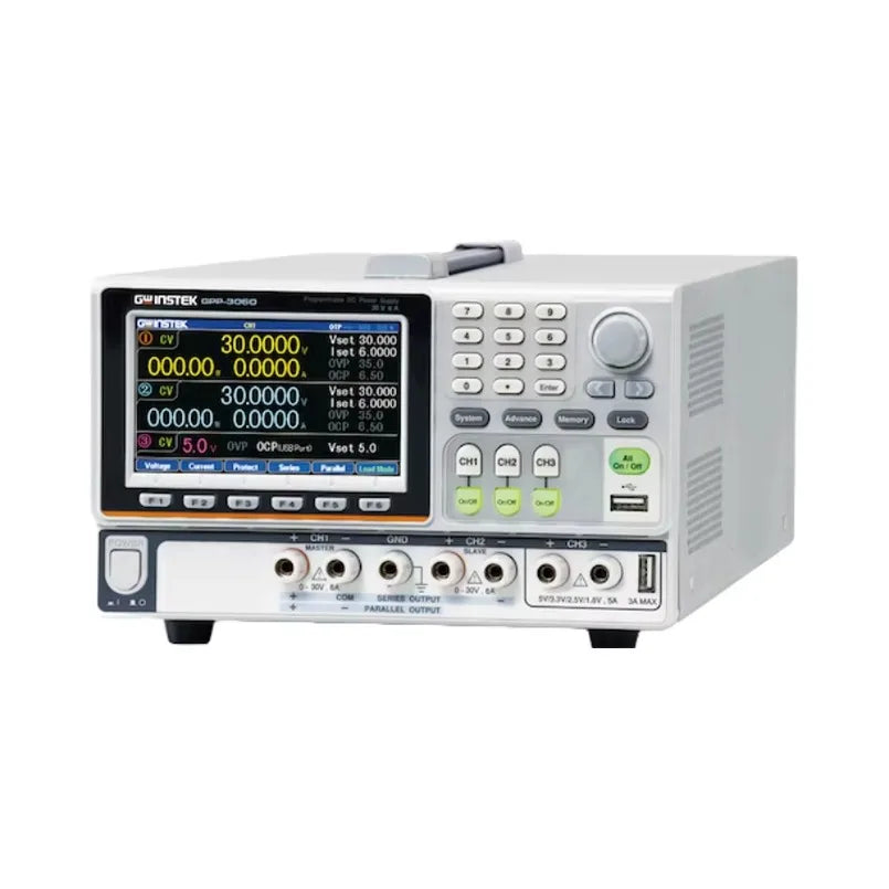 GW Instek GPP-3060 DC Power Supply 30V 6A 385W Serial Parallel Tracking Low Ripple Multi Interface Control  lexso