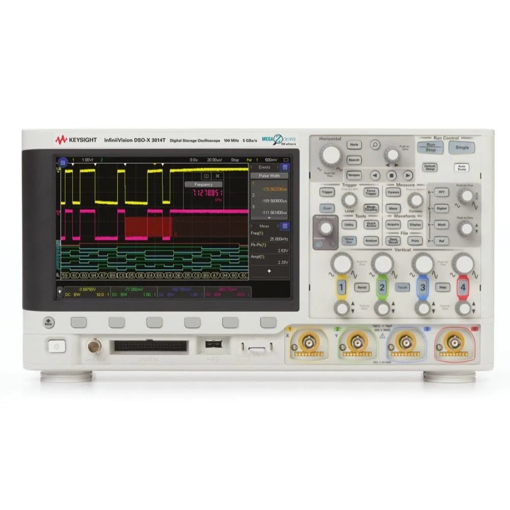 Keysight DSOX3014T 100MHz 4-channel Desktop Oscilloscope 8-Bit Resolution 1.2GHz Sample Rate   ytdi