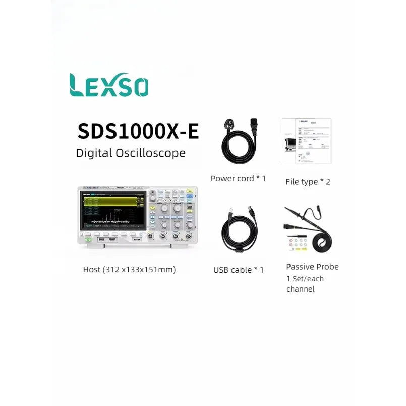 Siglent 1g Sampling Rate Digital Oscilloscope SDS1072/74/1104/1202X-E  lexso