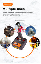 VICTOR 91380V 500KV Manual Non-Contact High Voltage Detector AC Check Grounding Equipment Test Instrument   ytdi