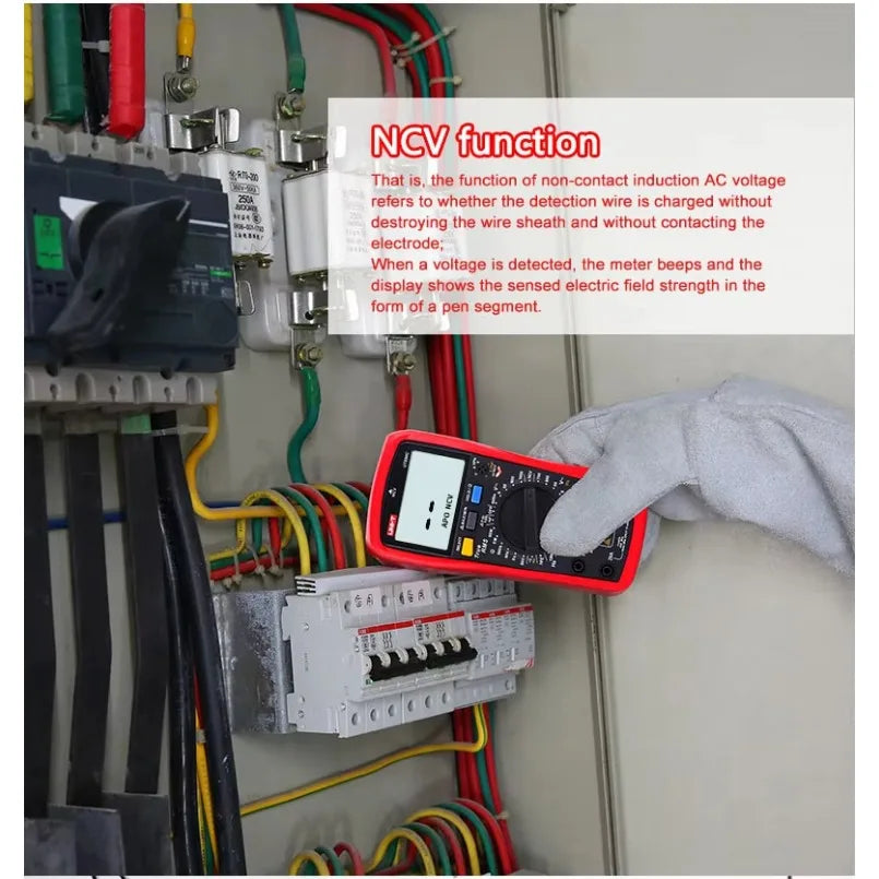 UNI-T UT890C AC DC 20A 1000V 6000 Counts RMS Digital Multimeters LCD Display Voltage Current Resistance Multimeter Digital lexso