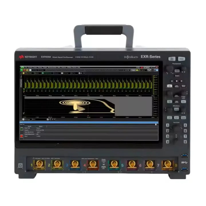 Keysight Exr608a 6GHz Bandwidth Digital Oscilloscope with 200MHz Capacity 10-Bit Resolution 16-Sample Rate High Performance
