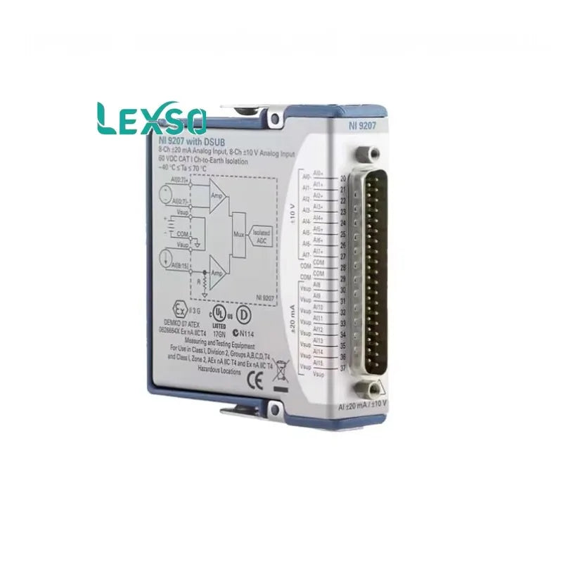 C-Series NI-9207 Voltage and Power Input Module Electronic Measuring Instrument 785040-01 lexso