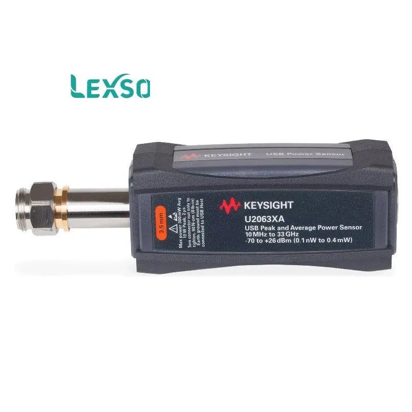 Keysight U2063XA 10 MHz to 33 GHz USB Wide Dynamic Range Average and Peak Power Sensor    lexso