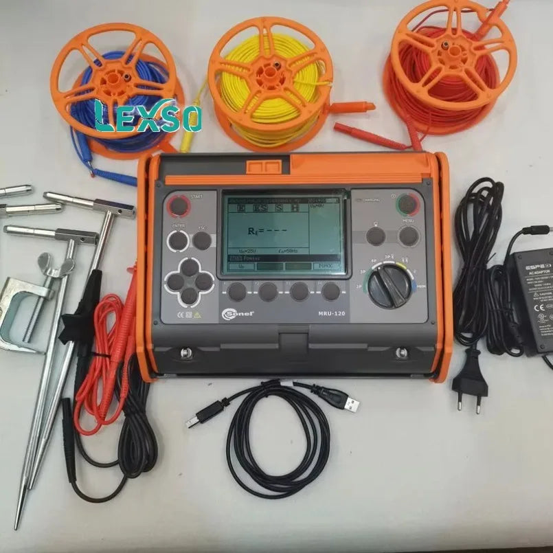 Sonel MRU-12 Earthing Resistance and Soil Resistivity Meter with -10 to +50C Operating Temperature    lexso