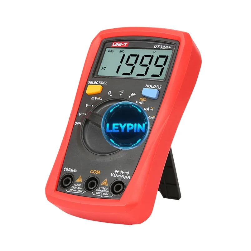 UNI-T Digital Multimeter UT33A+ Auto Range Voltage Current Resistance Measure LCD AC DC +2mF Capacitance NCV Tester  lexso