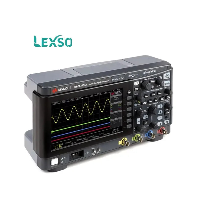 Keysight DSOX1204A Digital Oscilloscope with German Technology Four Channels 8 Bit Resolution 2 Gsa/s Sample Rate lexso