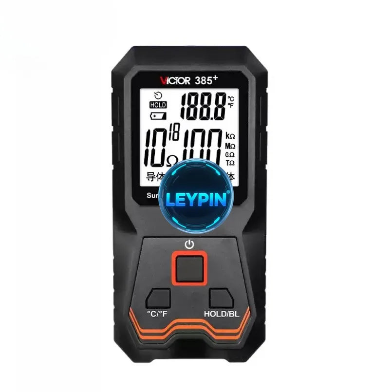 Victory Surface Resistance Tester Anti-Static Low Resistance for Instrument IP67 Rated ABS Material VC385+ lexso