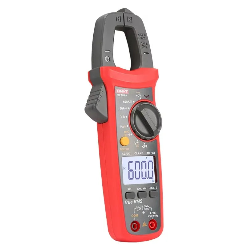 UNI-T Clamp Meter UT204 Plus Digital Tester Professional Voltmeter Pliers Ammeter Electric Multitester UT204+ lexso