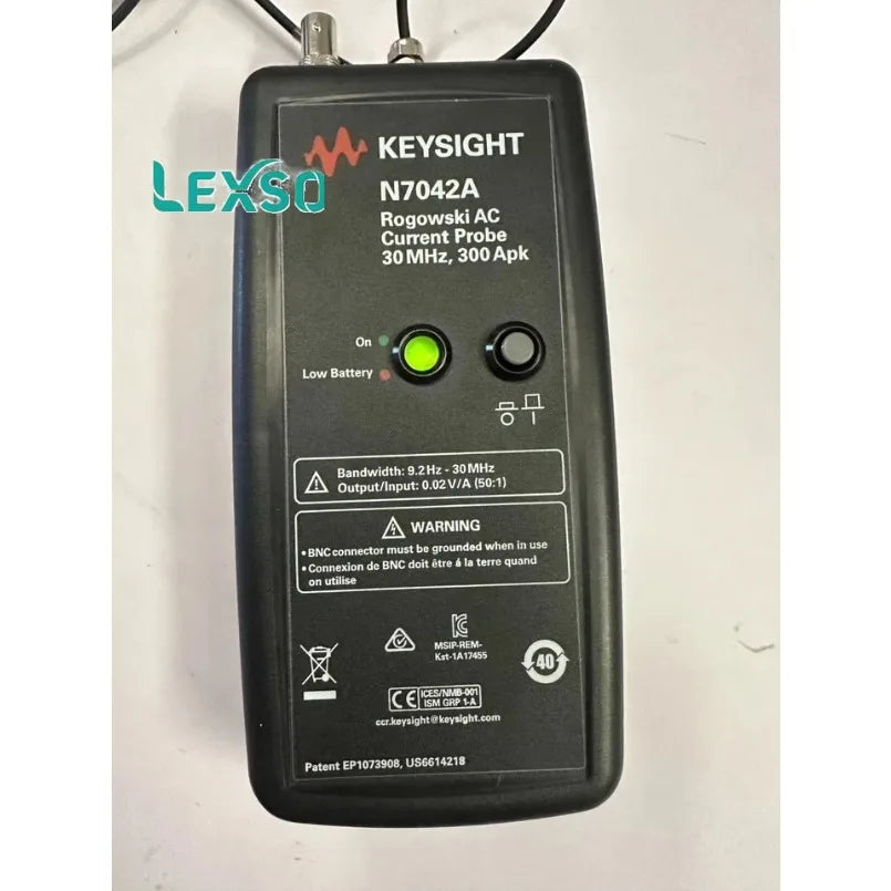 Keysight N7042A Rogowski AC Current Probe, 30 MHz, 300 a   lexso
