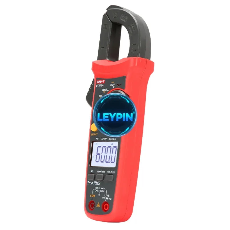 UNI-T UT202A+ Digital AC Current Clamp Meter Multimeter True RMS 400-600A Auto Range Voltmeter Resistance Test    lexso