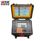 VICTOR 4105C Digital Earth Resistance Meters 0.01ohm - 2000ohm AC 600V 20mA Low Resistance Measurement with RS232 USB Interface   ytdi