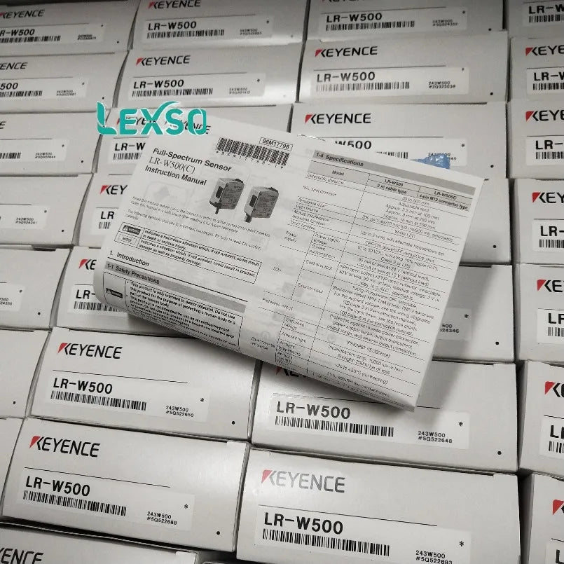 New KEYENCE LR-W500 White Light Dot Photoelectric Sensor Zinc Casting Cable Type 1 Year Warranty Original Genuine    lexso