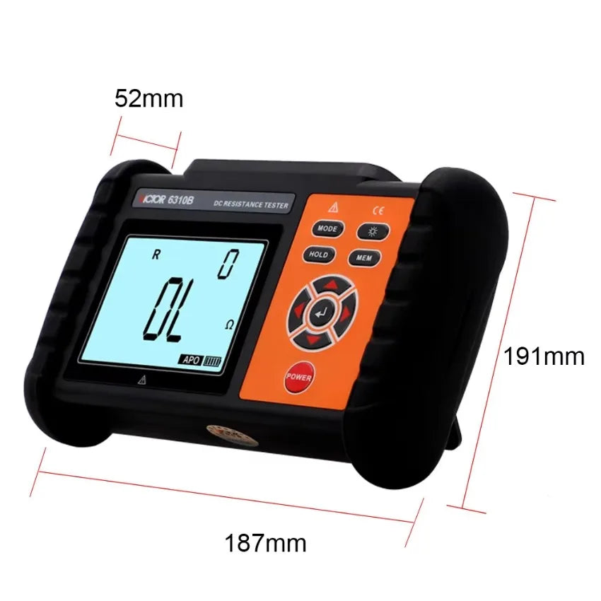 VICTOR 6310A DC Low Resistance Tester DC Micro Ohmmeter Resistance Tester Contact Resistance test LS   ytdi