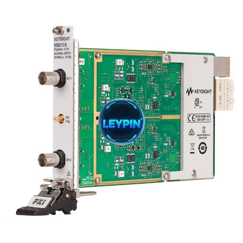 Keysight M9217A PXIe isolated digitizer 2-channel 16-bit 256 V 32 MSa memory per channel     lexso