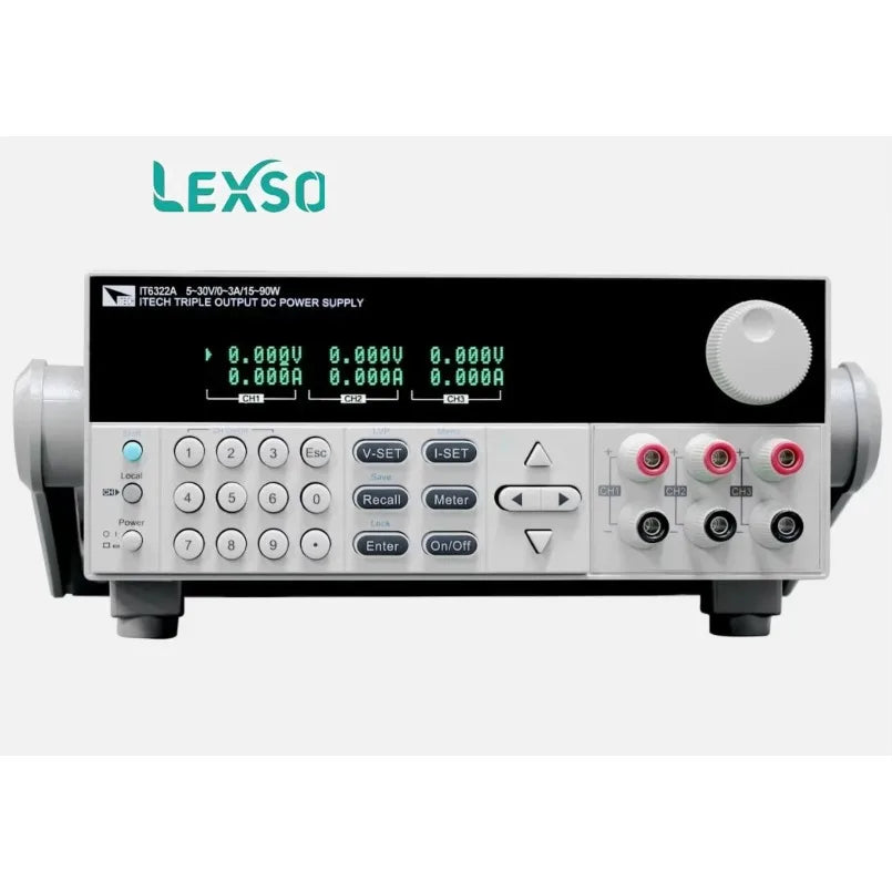 ITECH IT6322A Triple Channel Programmable DC Power Supply 30V/3A High Precision Power Supply  lexso