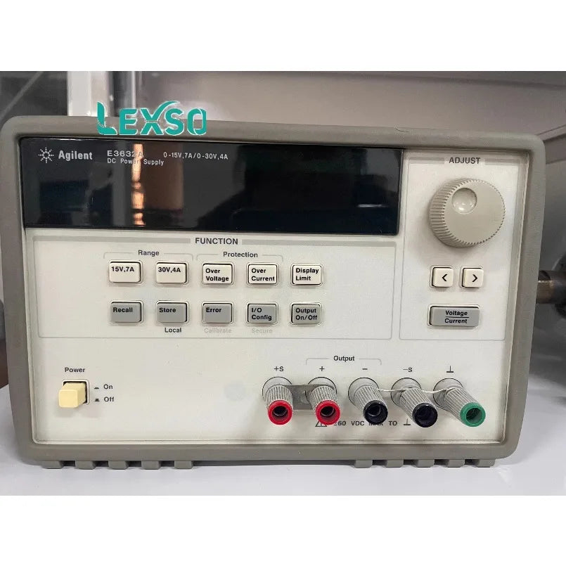 Keysight E3632A 120W 0-15V, 7A; 0-30V, 4A 105/120W, Voltage:0.05% + 10mV, Current:0.2% +10mA    lexso