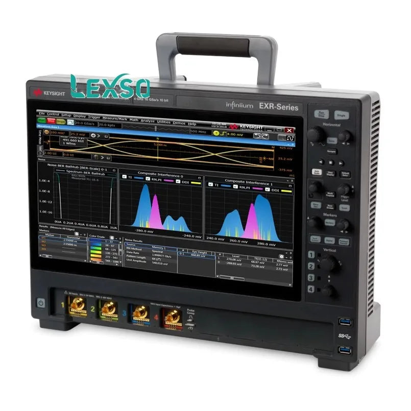 Keysight EXR404A  EXR Series Oscilloscope 4 GHz 4 Channels Maximum Memory Depth1.6 Gpts Maximum Sampling Rate16 GSa/sec lexso