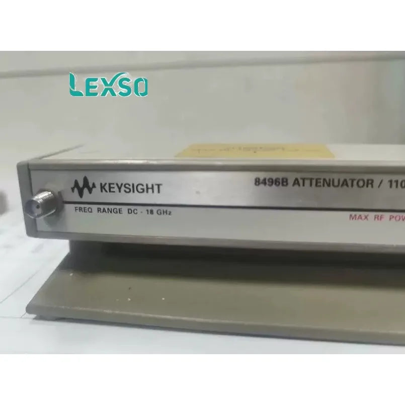 Keysight 8496B Manual Attenuator, Frequency Range: DC to 18 GHz,Insertion Loss at 0 DB: 0.6 DB + 0.09 DB/GHz    lexso