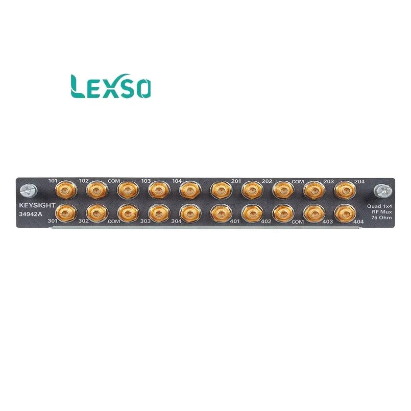 Keysight 34942A Quad 1x4 75  1.5 GHz Multiplexer Module for 34980A Four 4-channel Multiplexers    ytdi