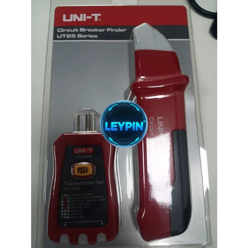 UNI-T 90-120V Adjustable Sensitivity Tracer Finder Tool Adaptor Electrical Integrated GFCI Outlet Tester Beep Indication  lexso