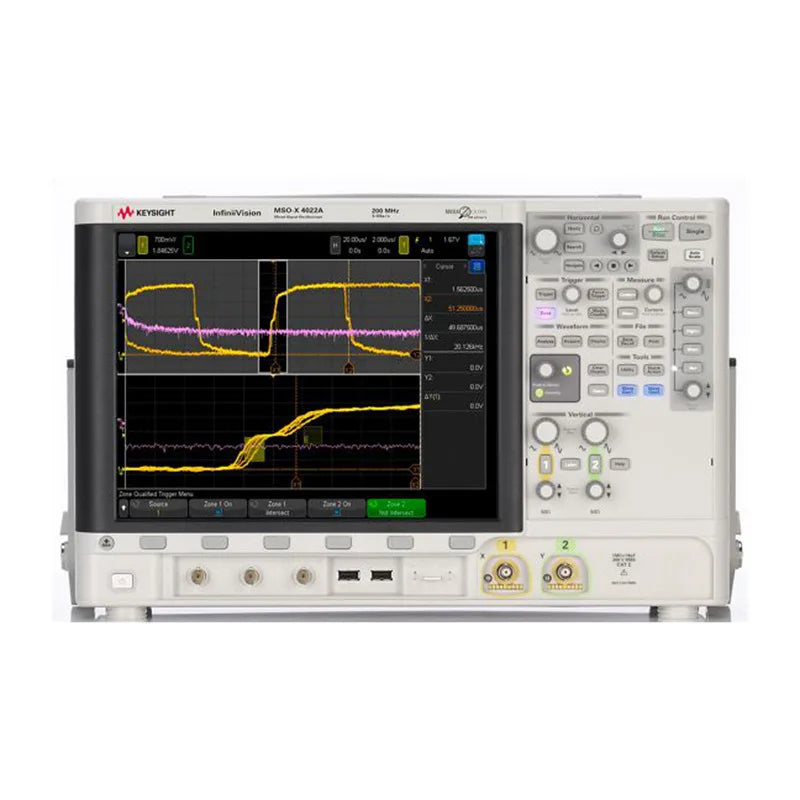 Keysight MSOX4022A 200MHz Dual Channel Digital Touch Screen Oscilloscope 5G Sampling Rate Electronic Measuring Instrument