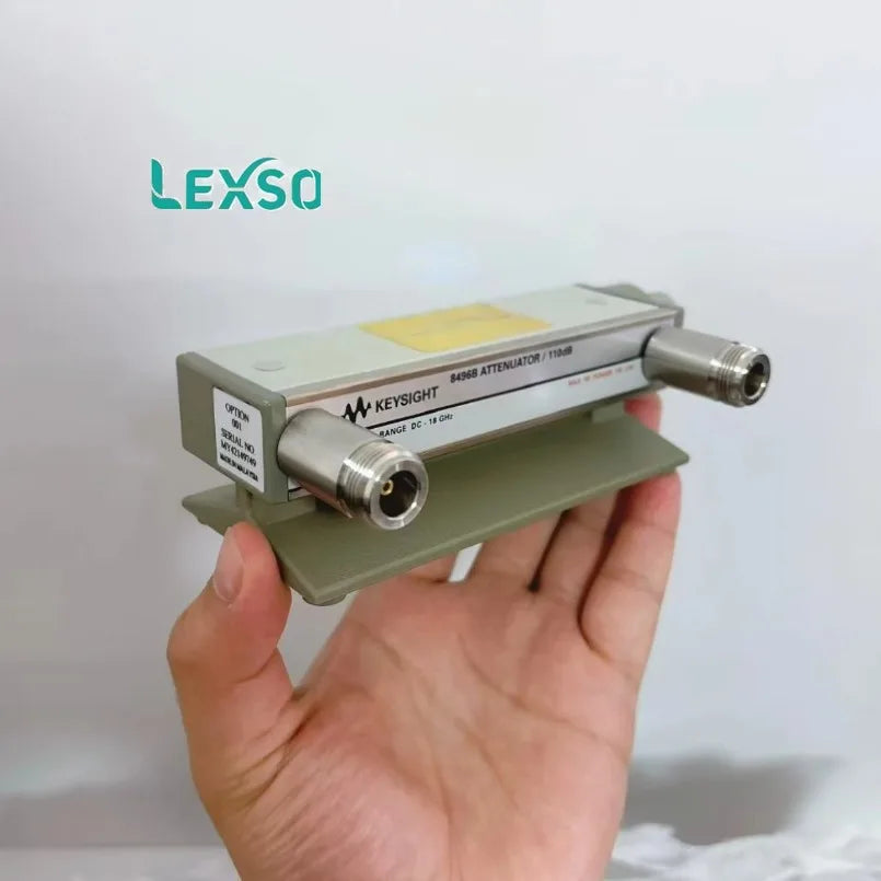 Keysight 8496B Manual Attenuator, Frequency Range: DC to 18 GHz,Insertion Loss at 0 DB: 0.6 DB + 0.09 DB/GHz    lexso