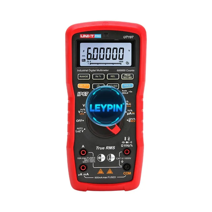 China UNI-T UT197 Industrial Digital  True RMS IP67 1000A AC/DC for Petrochemical Engineering  lexso