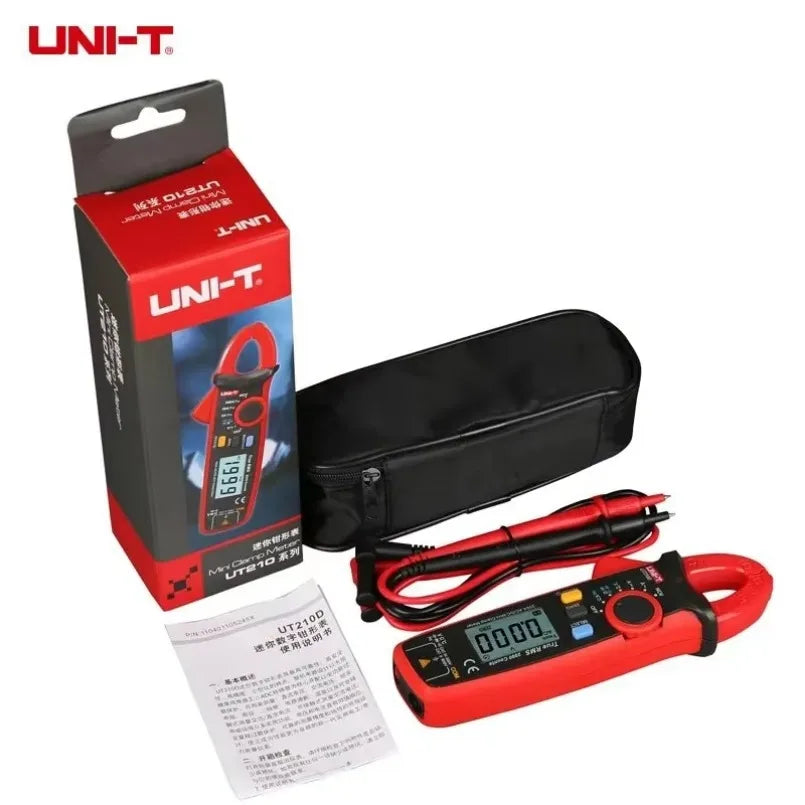 Unit-T Ut210D Digital Clamp Meter True Rms Voltage Resistance Capacitance Handheld Electrical Measurement Automatic Range lexso