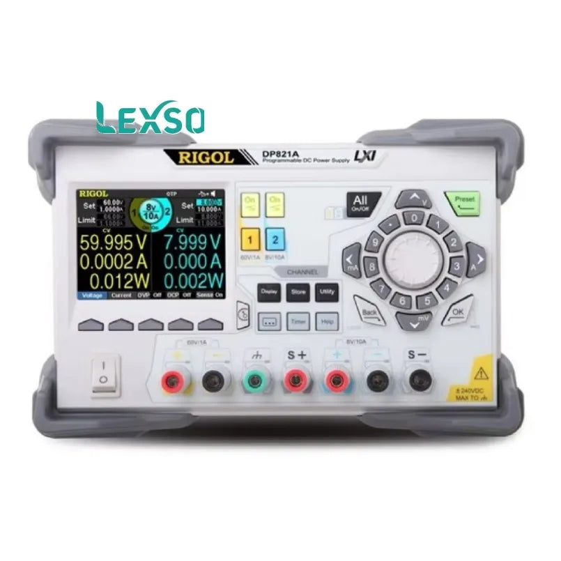 RIGOL DP821A Dual-Channel Programmable DC Power Supply (140W 8V/10A & 60V/1A)  OEM/ODM Customized Support lexso