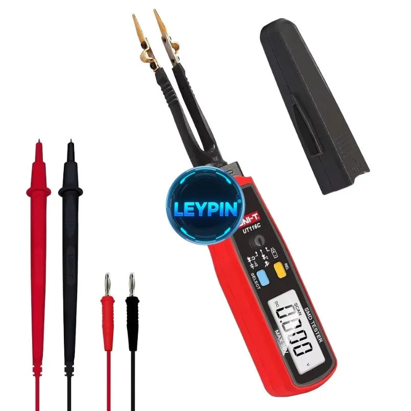 UNI-T UT116C Smart Digital SMD Tester Mini Multi Tester for Diode Continuity Capacitor LED Battery Test 6000 Multimeters  lexso