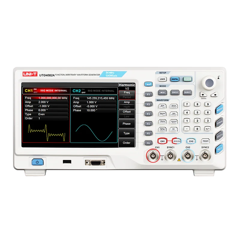 UTG4202A 200MHz 500MSa/s 16bits 2 Channel Function Generator Arbitrary Waveform Generator lexso