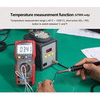 Uni-t UT89X Handheld Precise Digital Multimeter True RMS 20A Current DC Voltage Meter Temperature Capacitance Tester 5999-count lexso