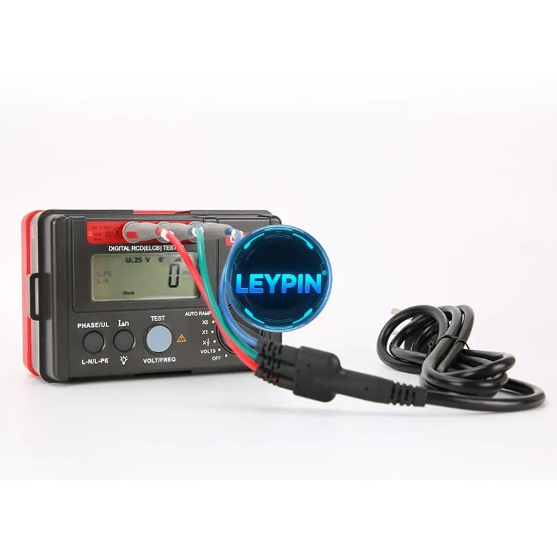 UNI-T UT582+ Digital RCD (ELCB) Tester  Single-phase Circuits LCD Backlight Data Hold CE UKCA     lexso