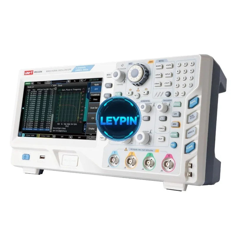 UNI-T MSO2204 200MHz Digital Oscilloscope 4 16-Channels Mixed Signal OEM Customizable     lexso