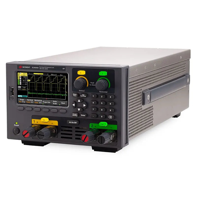 Keysight &Agilen EL34243A 600W Dual Input Desktop Electronic Load Including Dual Input 150V 60A 300W Made in America