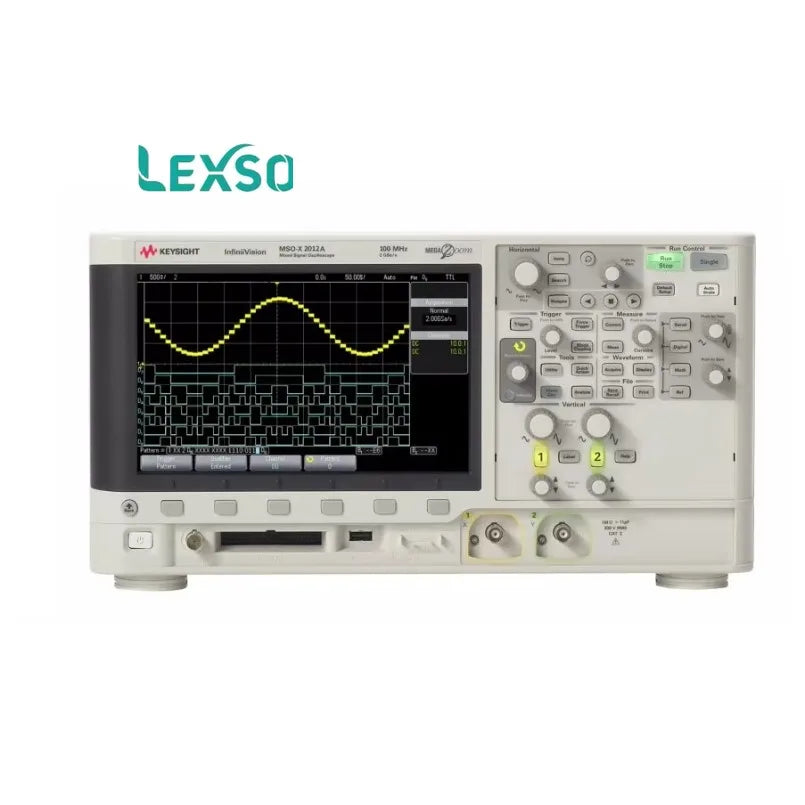 KEYSIGHT MSOX2012A Mixed Signal Oscilloscope: 100 MHz, 2 Analog Plus 8 Digital Channels lexso