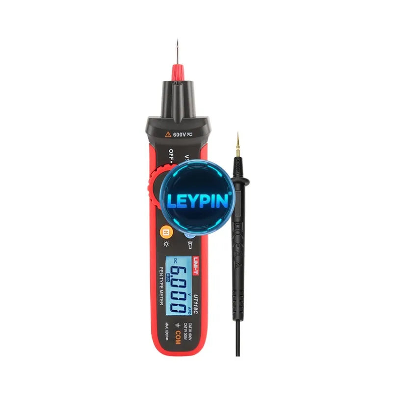 UNI-T UT118C Pen-Type Meter AC/DC 600V True RMS Two-Color Mold for Test Instrument     lexso