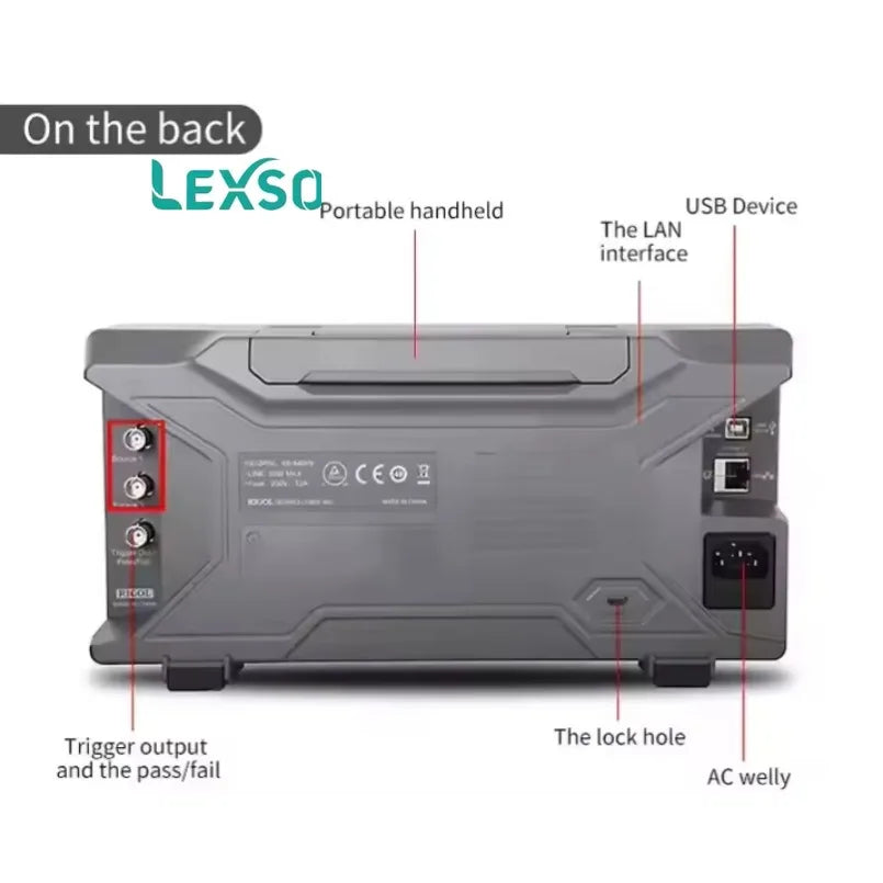 RIGOL DS-1054Z Digital Oscilloscope 4 Channels 1GSa/s 50MHz Digital Fluorescent Display lexso