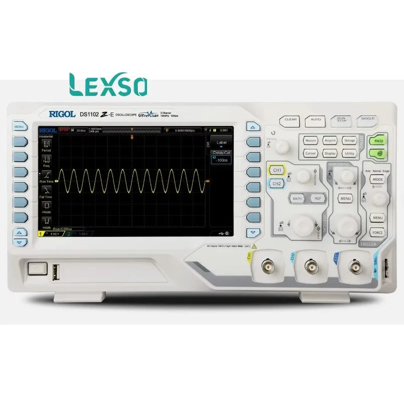 Rigol DS1102Z-E Digital Oscilloscope 2 Channels 1GSa/s Sampling Rate 24M Storage lexso