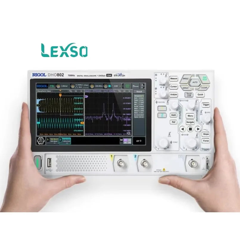 RIGOL DHO802 Advanced Ultra-High Resolution Digital Oscilloscope with High Performance and Precise Signal Analysis lexso