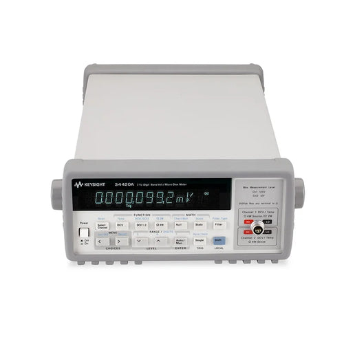 Keysight 34420A Nano-Volt/Micro-Ohm Meter, 7.5 Digits of Resolution - Get a Discount