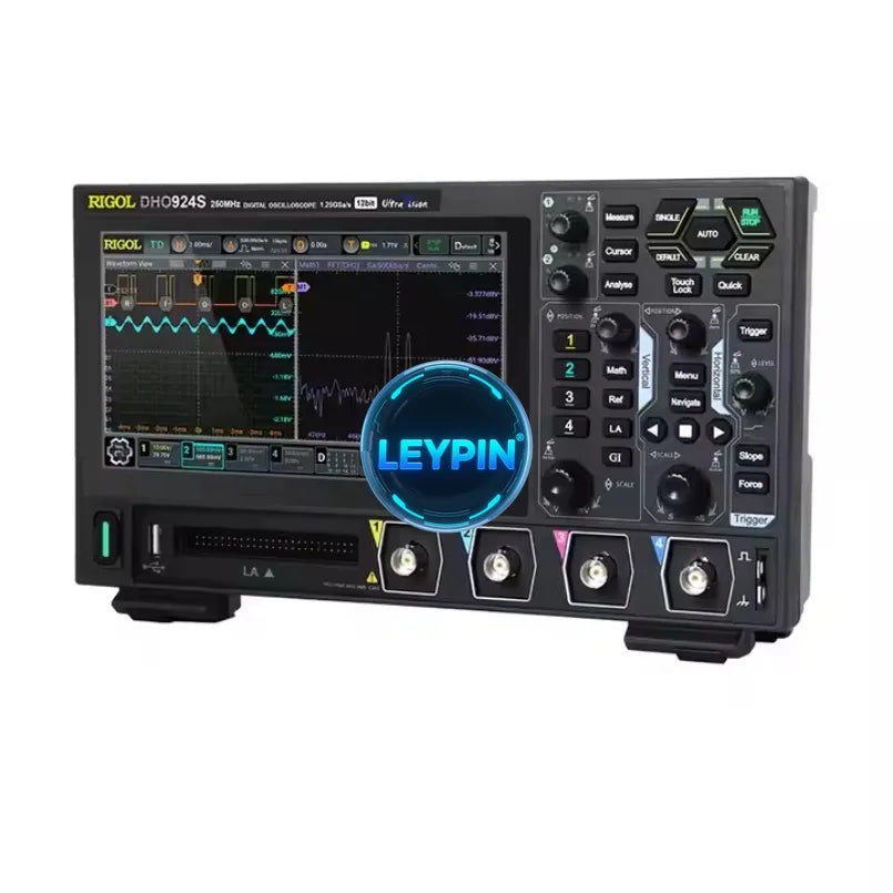 RIGOL DHO924S Digital Oscilloscope 4 Channels 12-bit 250MHz 1.25 GSa/s Supports Bode Plot Analysis     lexso